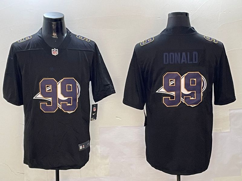 Men Los Angeles Rams #99 Donald Black 2024 Nike Limited NFL Jersey style 1->los angeles rams->NFL Jersey
